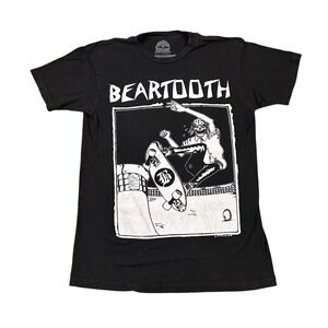 BEARTOOTH Red‎ Bull Records T Shirt Black Short Sleeve Band Music Size Medium